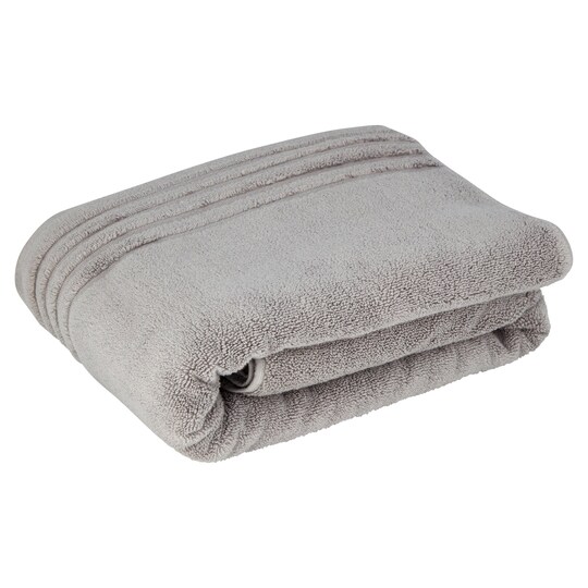 Fox & Ivy Hygro Tencel Bath Sheet Silver Tesco Groceries
