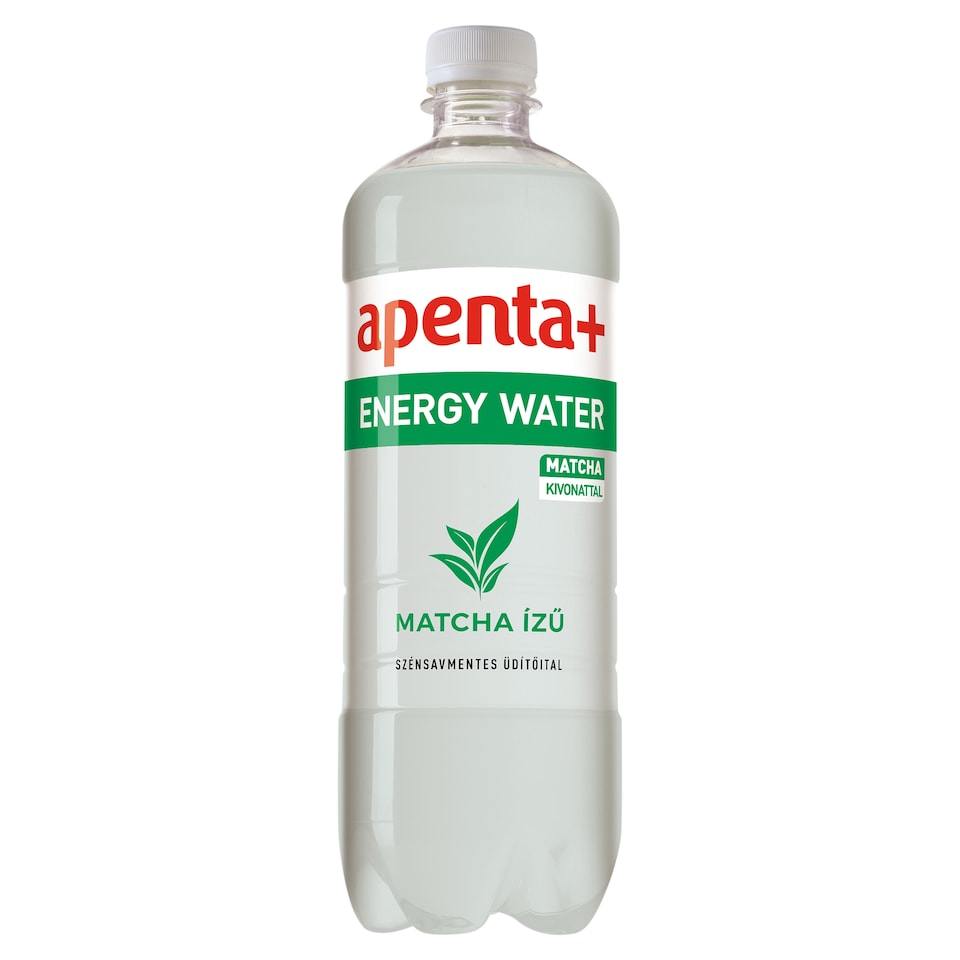 Apenta+ Energy Water matcha ízű szénsavmentes üdítőital 750 ml