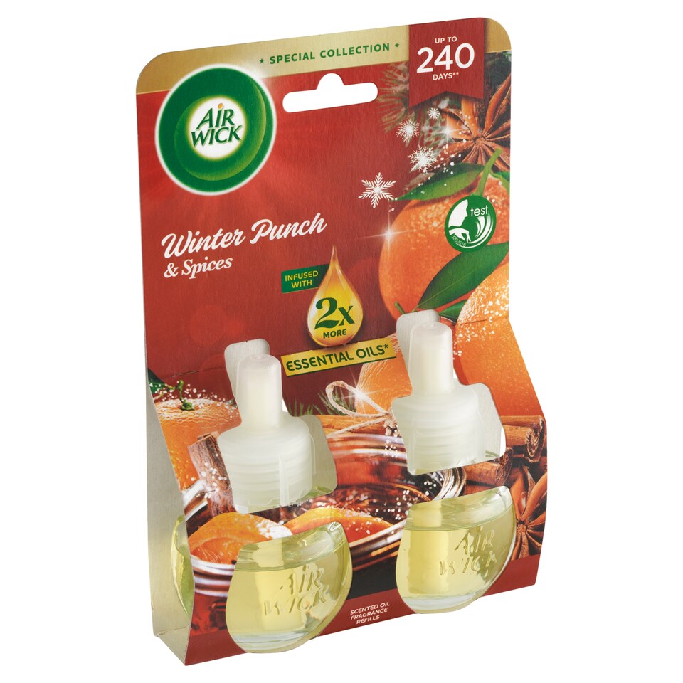 Obrázek 1 pro produkt Air Wick Tekutá náplň do elektrického přístroje zimní punč 2 x 19ml