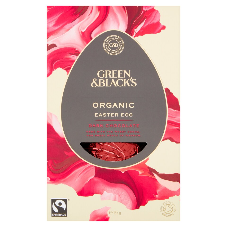 Green & Blacks Dark Chocolate Thick Shell Easter Egg 165G