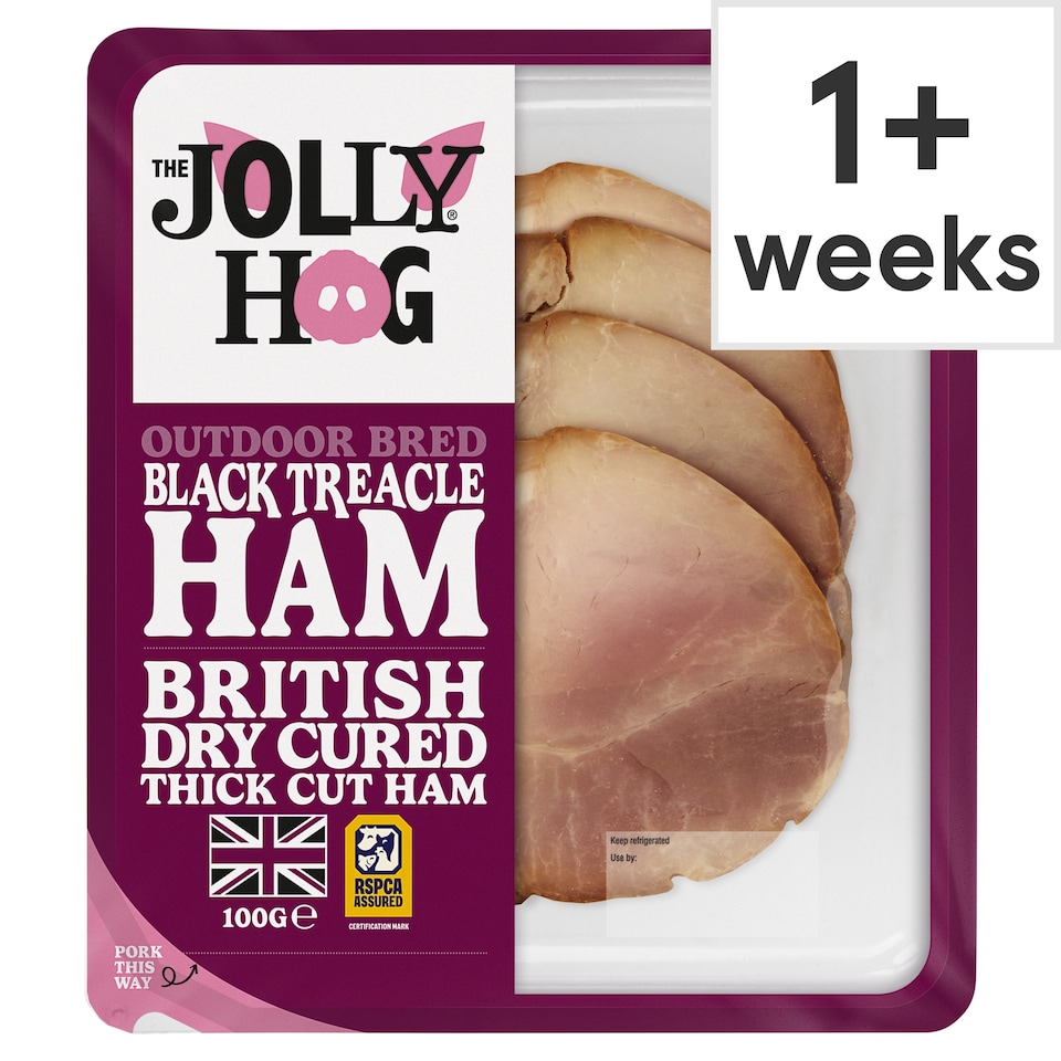 The Jolly Hog Outdoor Bred Black Treacle Ham 100G