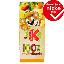 Kubík 100% multivitamín 200 ml