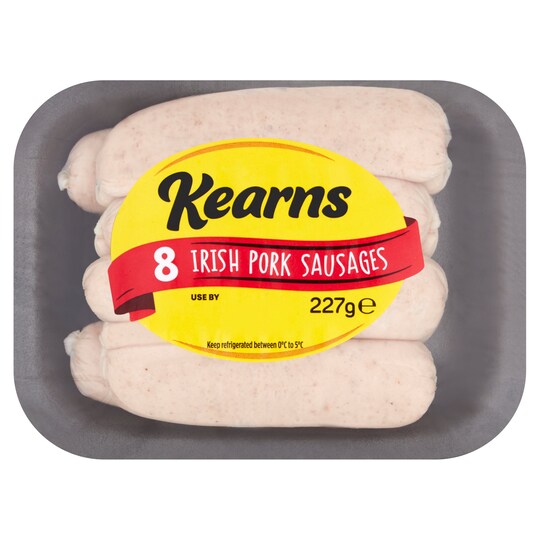 Kearns Pork Sausages 227G Tesco Groceries