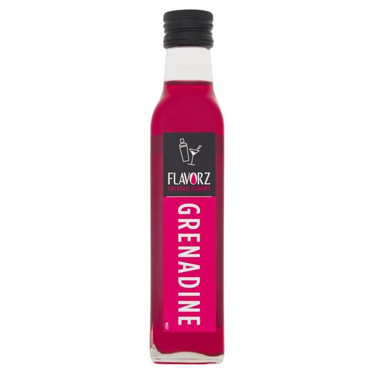 Flavorz Grenadine Cocktail Syrup 25Cl Tesco Groceries