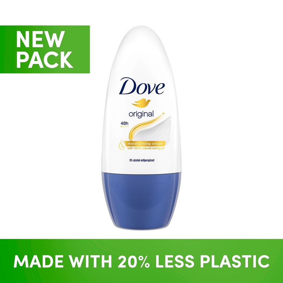 image 1 of Dove Original 48h Roll-On Antiperspirant Deodorant 50ml