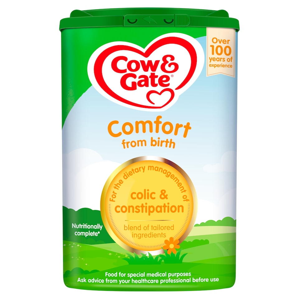 image 1 of Cow & Gate Comfort Baby Milk Formula Powder from Birth 800g