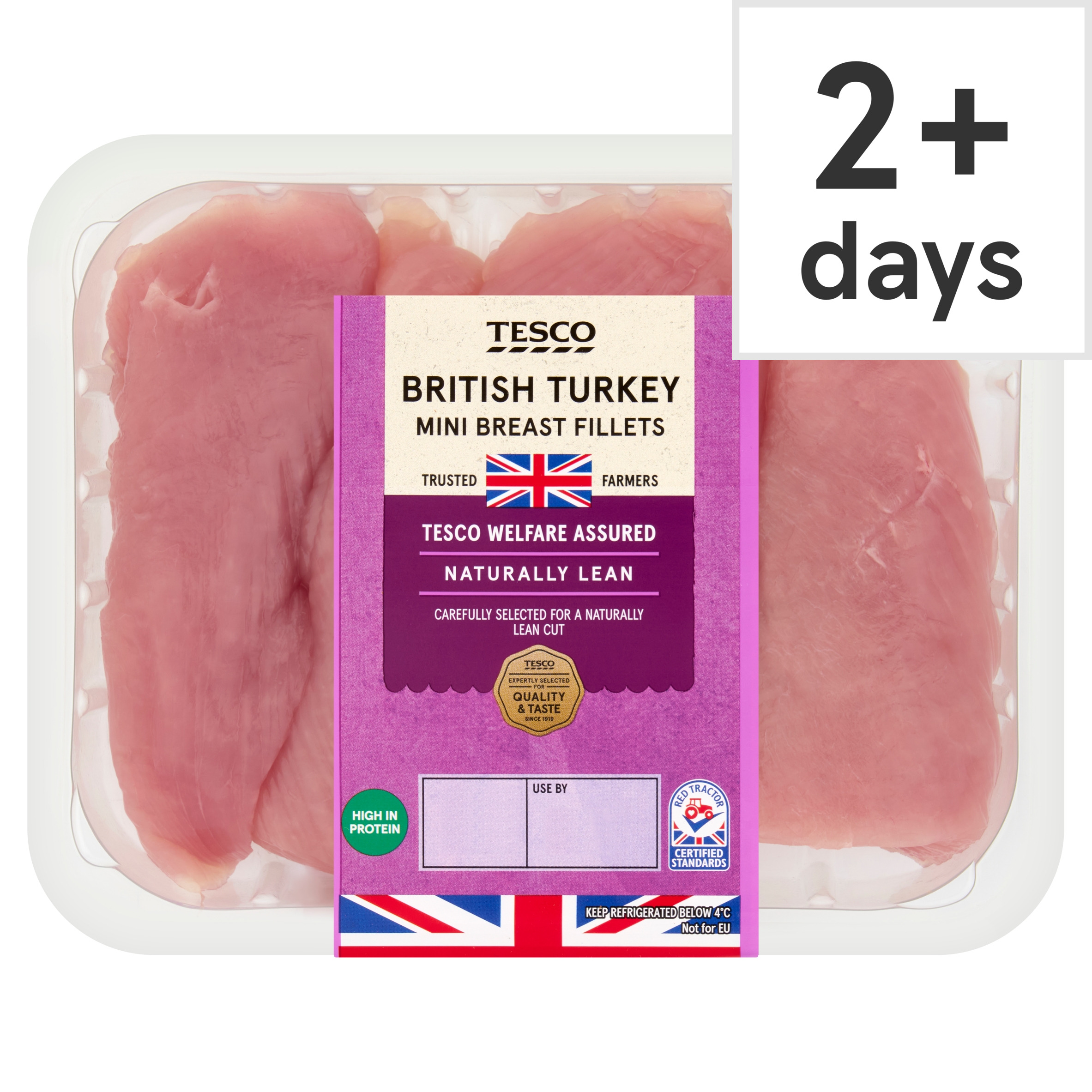 Tesco Mini Turkey Breast Fillets 400G