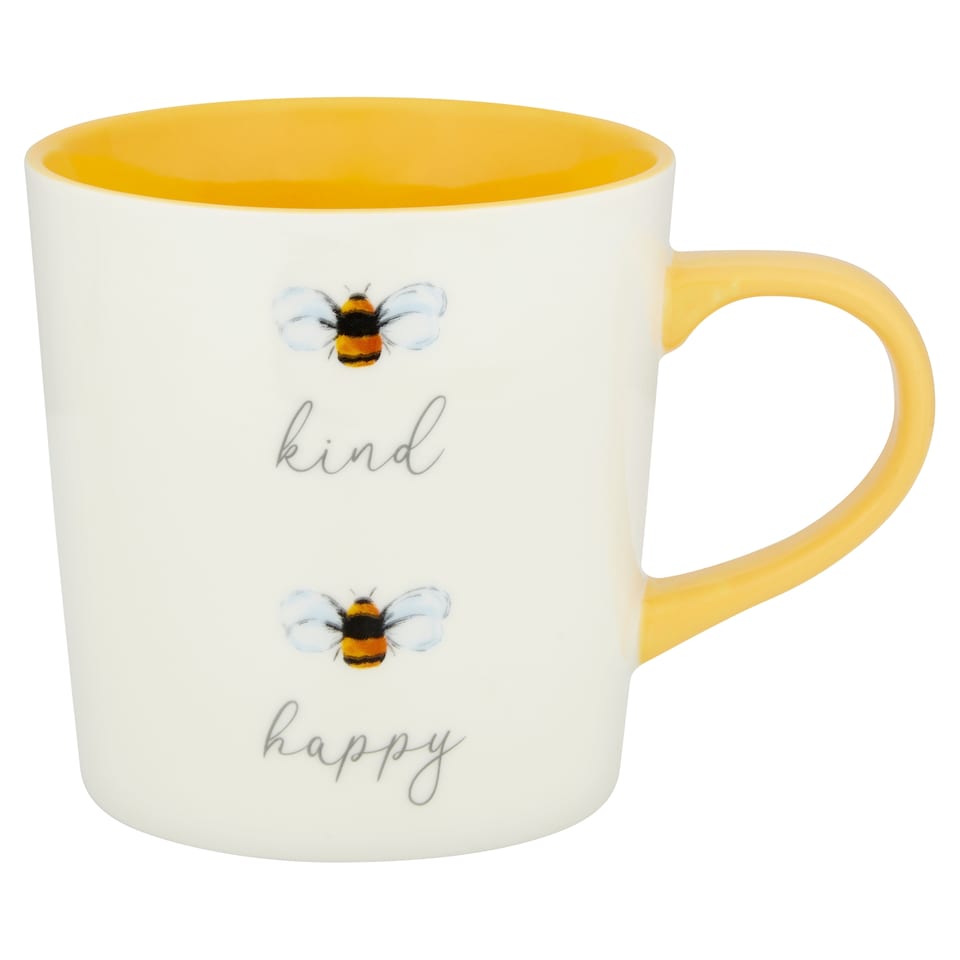 image 1 of F&F Home Bee Happy Mug