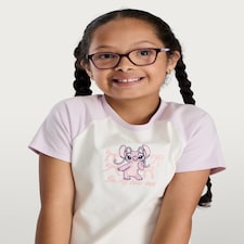 Disney Lilo and Stitch Cotton Rich Angel Short Sleeved T-Shirt in White