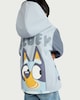 image 3 of Bluey Printed Zip Up Raincoat in Blue
