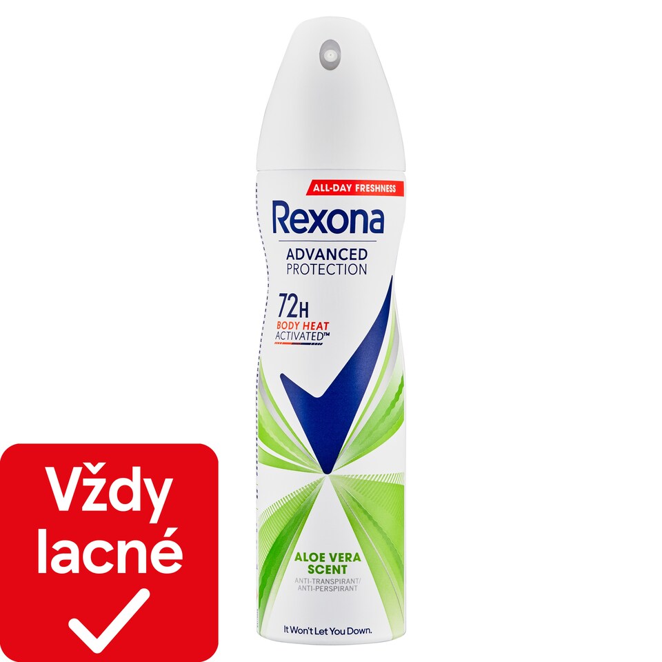 obrázok 1 z Rexona Advanced Protection Aloe Vera Antiperspirant sprej 150 ml