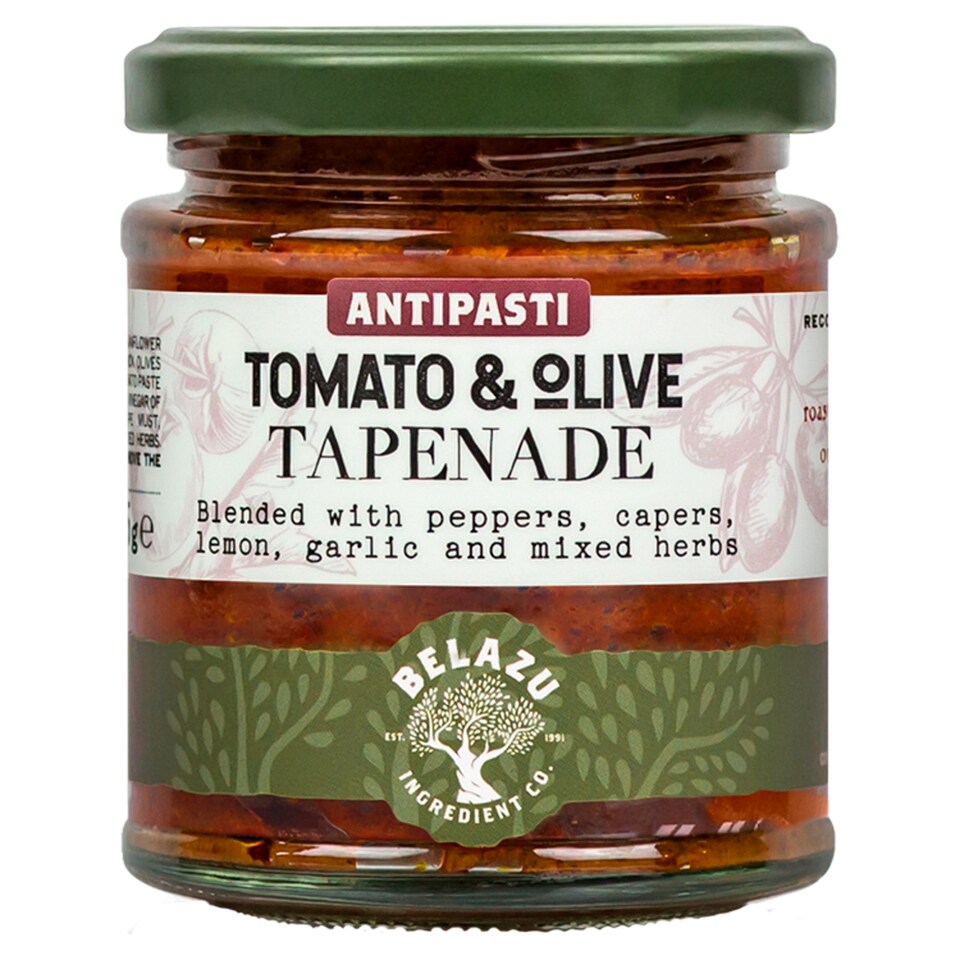 Belazu Tomato & Olive Tapenade 165G Tesco Groceries