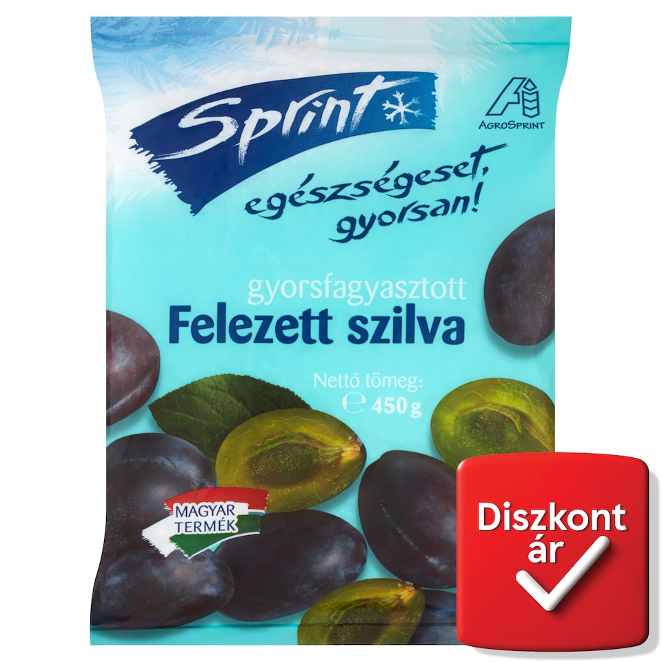 Sprint gyorsfagyasztott felezett szilva 450 g