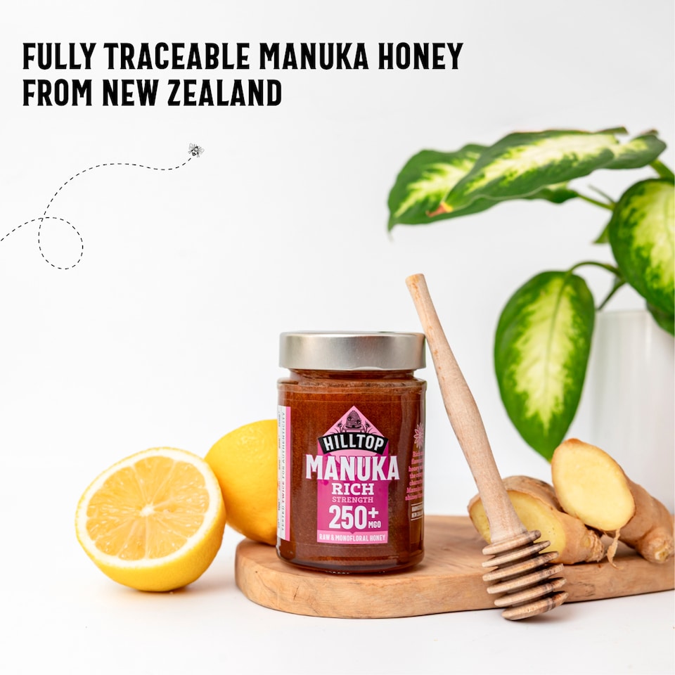 image 1 of Hilltop Premium Manuka Honey 250+ Mgo 225G