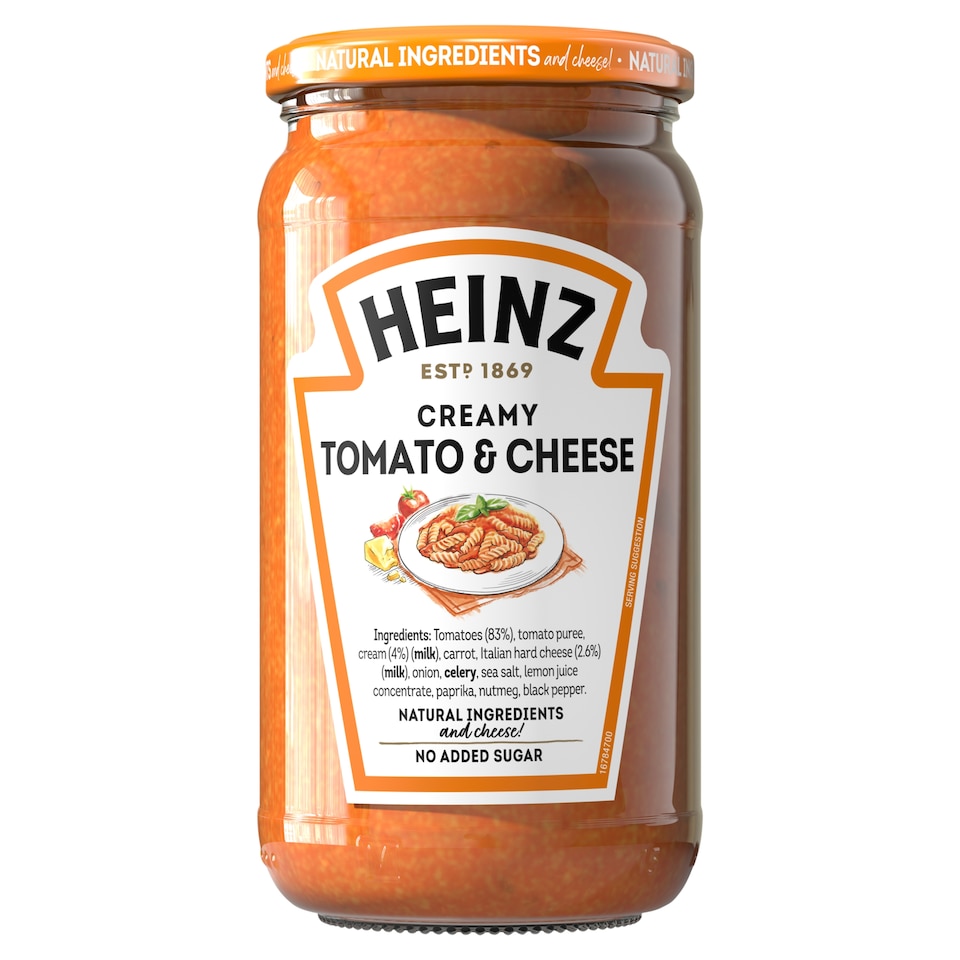 FREE SAMPLE - Heinz Creamy Tomato & Cheese Sauce 490g