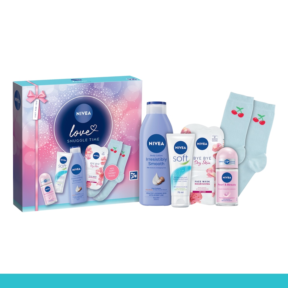 image 1 of NIVEA Love Snuggle Time Skincare Gift Set