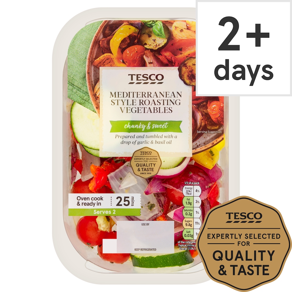 Tesco Mediterranean Style Vegetables 400G