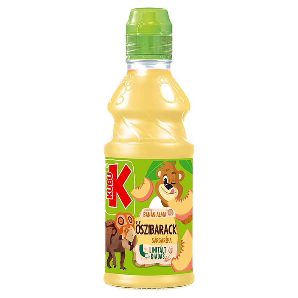 Kubu banán alma őszibarack vegyes gyümölcs- és zöldségital 300 ml
