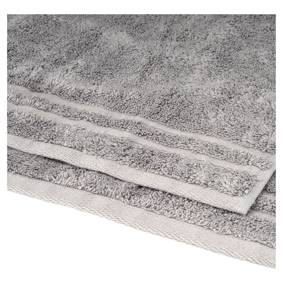 image 1 of F&F Home Egyptian Cotton Hygro Towel Bale Silver 4 Piece