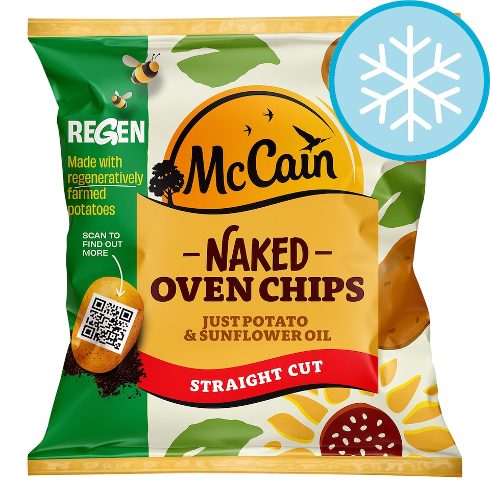 McCain Naked Oven Chips Straight 900g