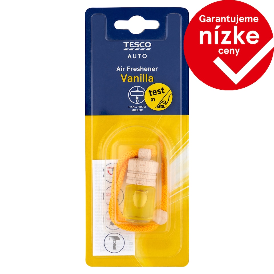 Tesco Auto Osviežovač vzduchu vanilka 5 ml