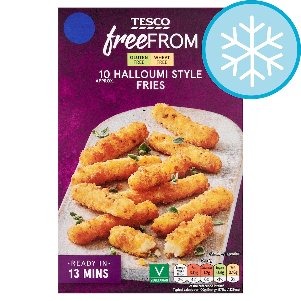 Tesco Free From 10 Halloumi Fries 170g