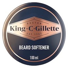 King C. Gillette Men's Beard Softener, Lightweight & Deep Beard Conditioning 100ml