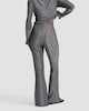 image 1 of OH ME OH MY Polyamide Metallic Flared Co-ord Trousers in Grey