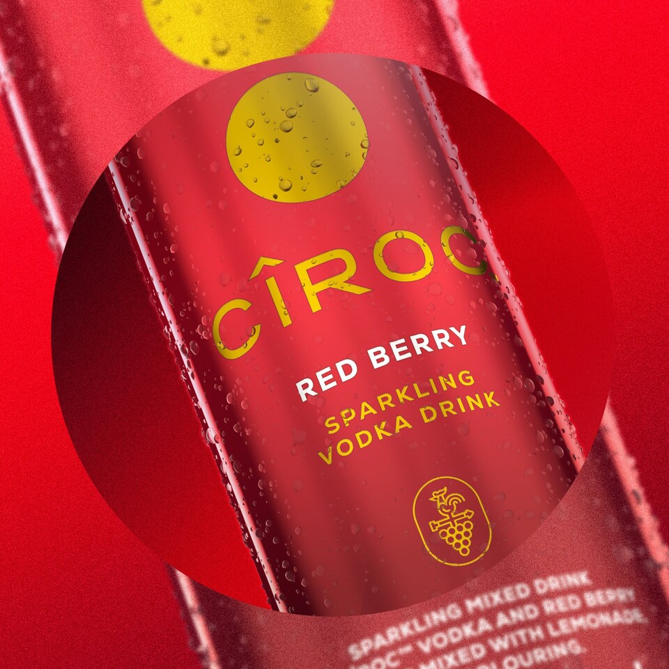 image 1 of Ciroc Red Berry Sparkling Vodka Drink 250ml