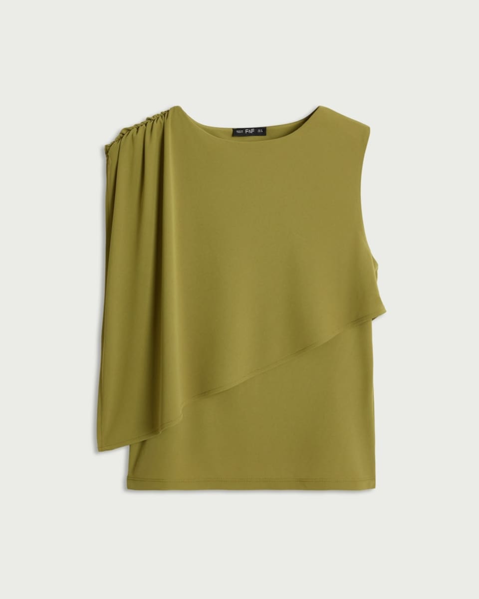 image 1 of F&F Cape Top in Olive
