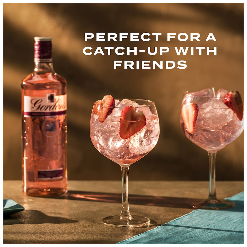 image 1 of Gordon's Premium Pink Gin Based Flavoured Spirit Drink 35% Vol 70cl