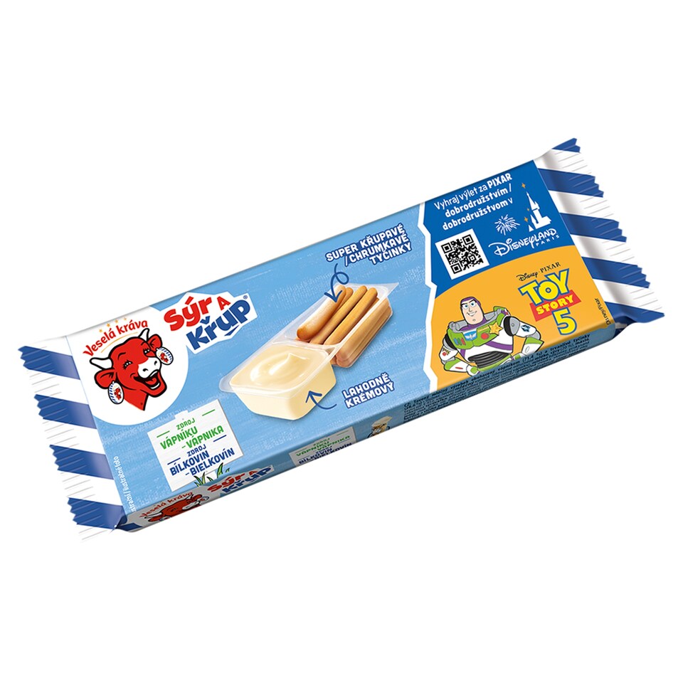 Veselá Kráva Sýr a Křup Delicious Cheese & Crunchy Sticks 35 g