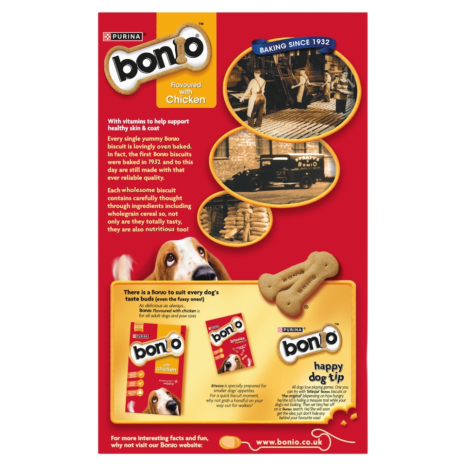 image 1 of BONIO Chicken Dog Biscuits 650g