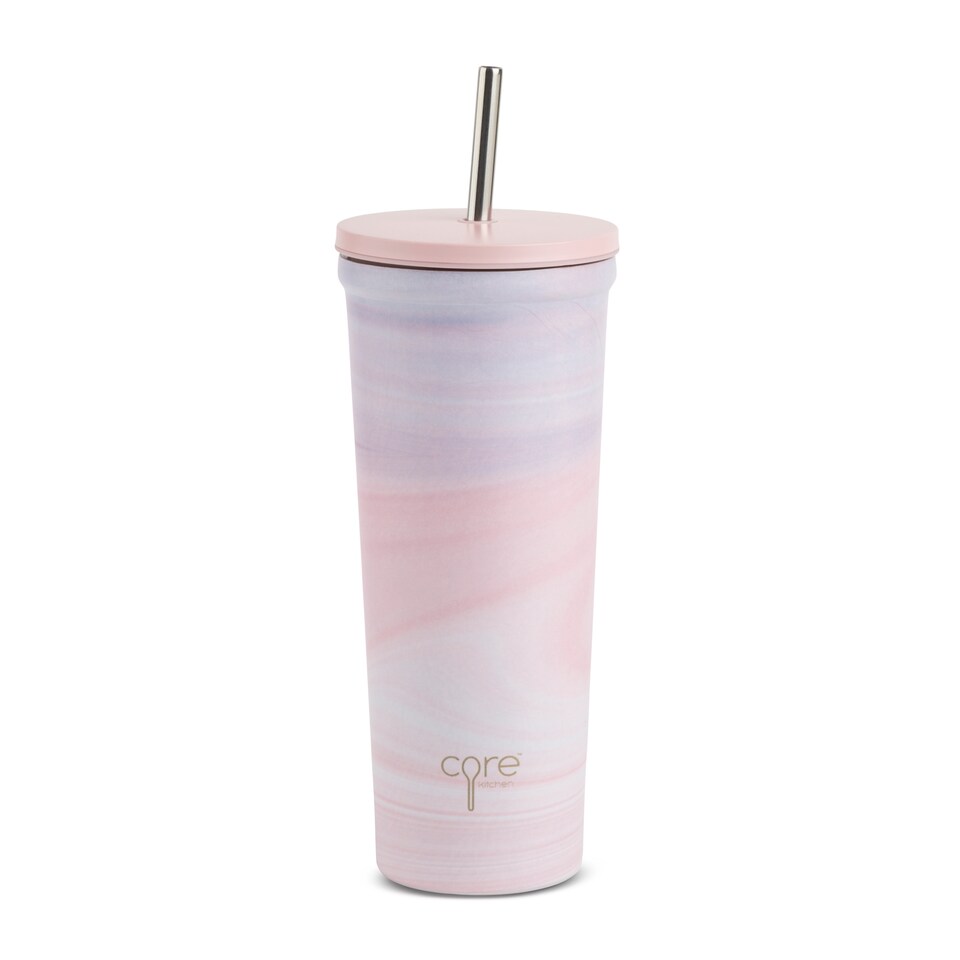 image 1 of Core Kitchen Pnk Stainless Steel Fashion Tumber 709Ml
