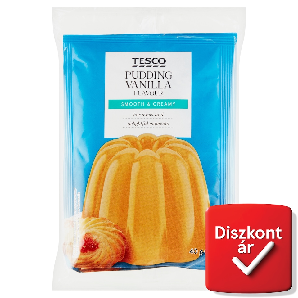 Tesco vaníliaízű pudingpor 3 x 40 g