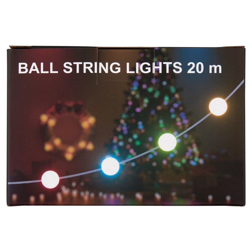 Obrázek 1 pro produkt Silver Line Vánoční stromeček řetězová světla tvar koule 20 m