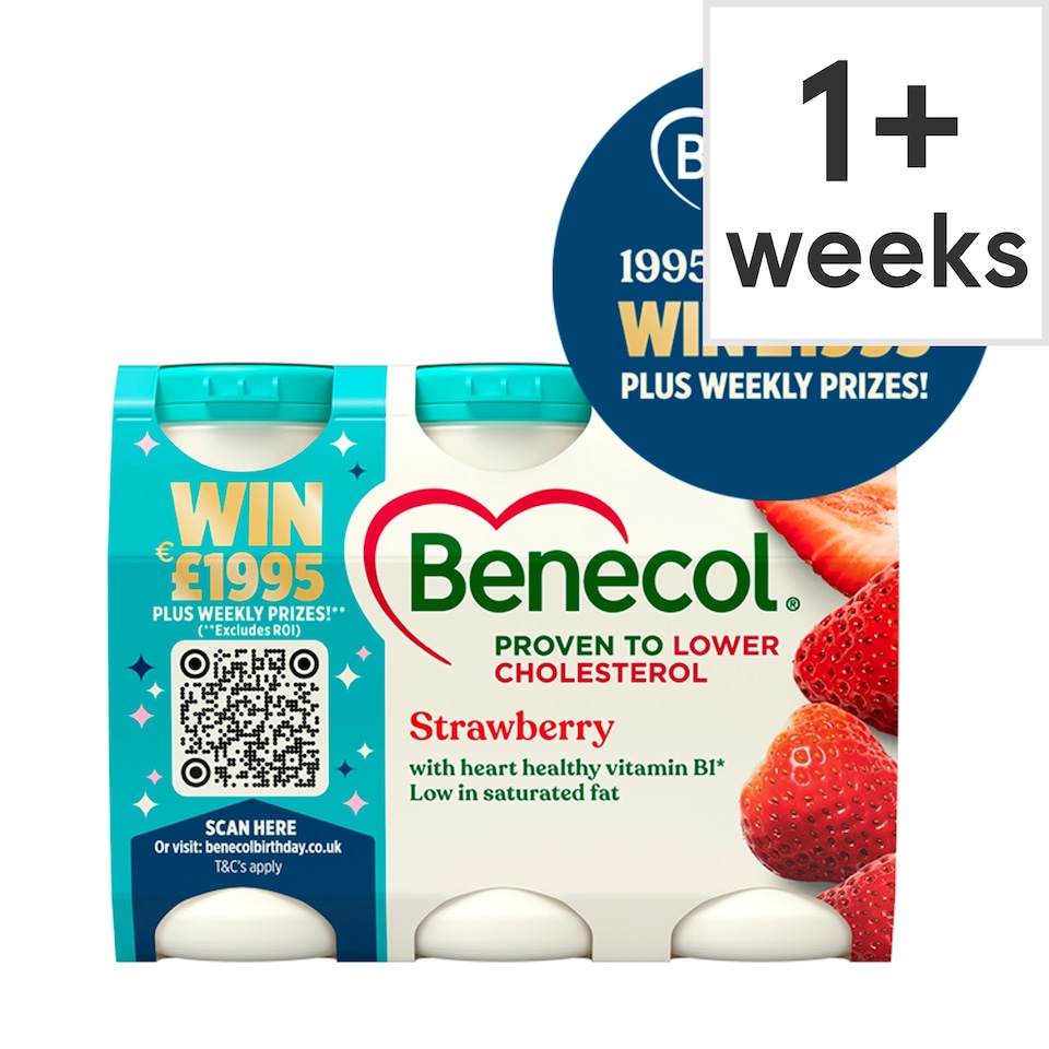 image 1 of Benecol Yogurt Drink - Strawberry 6x67.5g