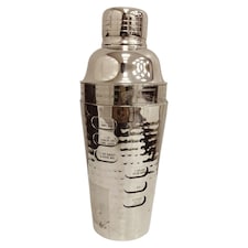 F&F Home Hammered Silver Cocktail Shaker
