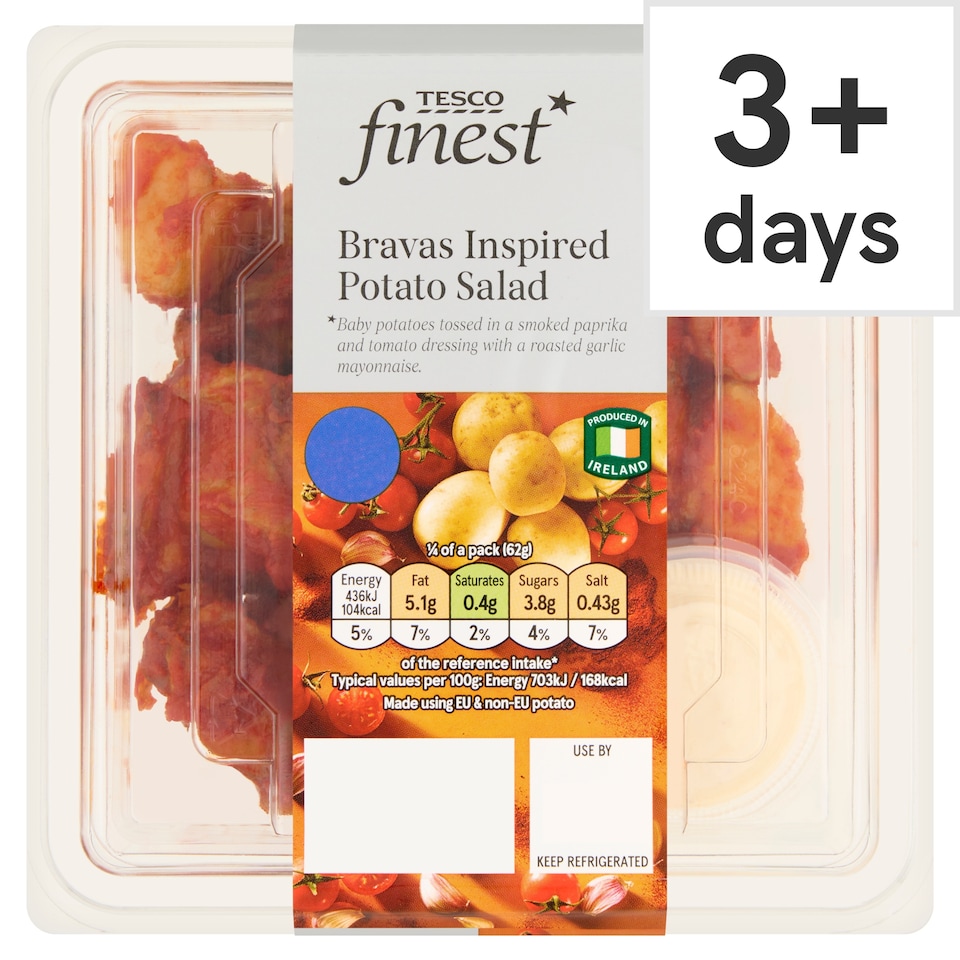 Tesco Finest Bravas Inspired Potato Salad 250g