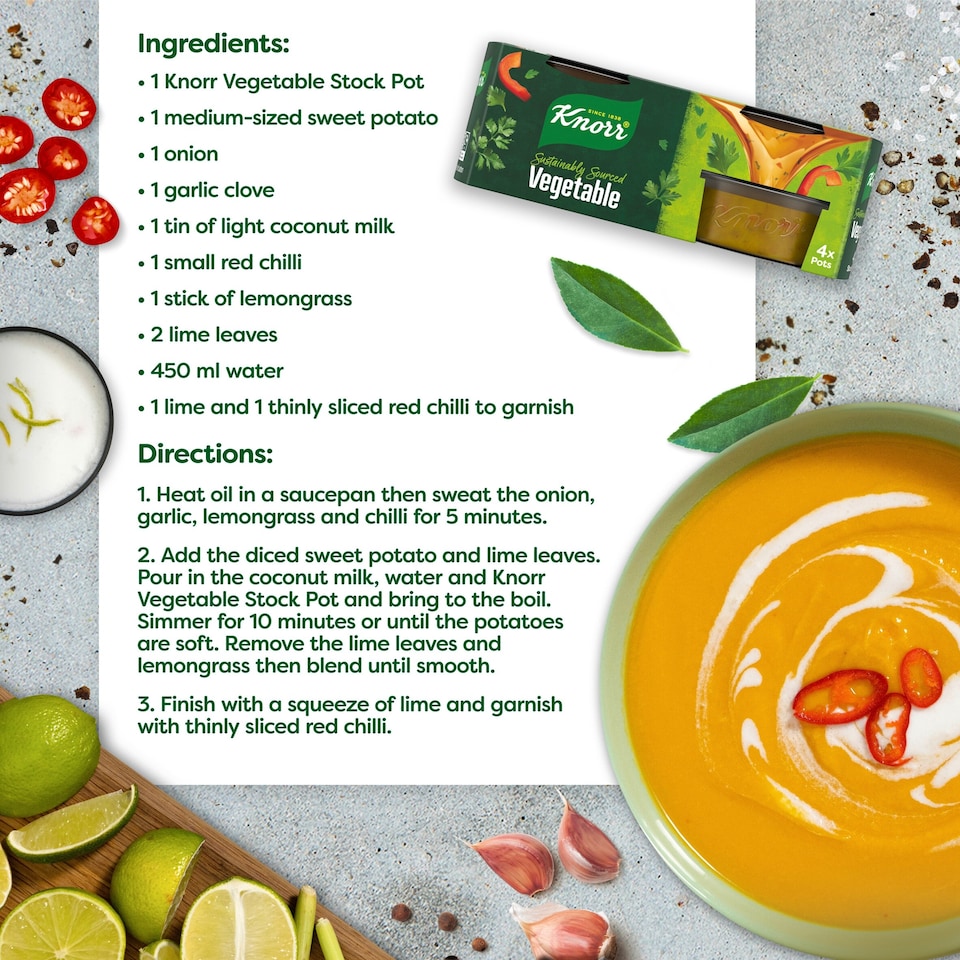 image 1 of Knorr Vegetable Stock Pot 4x28g