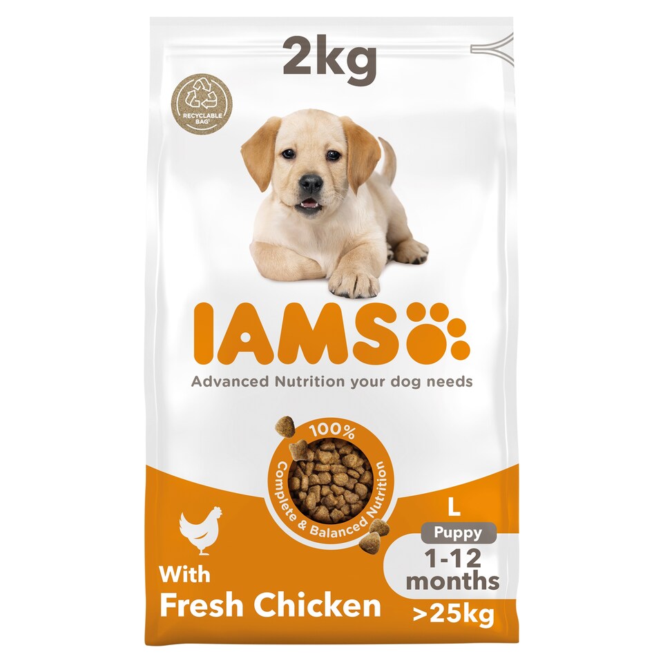 IAMS Large Dry Puppy Food with Chicken 2kg