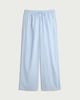 image 4 of F&F Linen Rich Wide Leg Trousers in Blue
