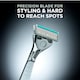 image 5 of Wilkinson Sword Quattro Titanum Razor Plus 8 Blades