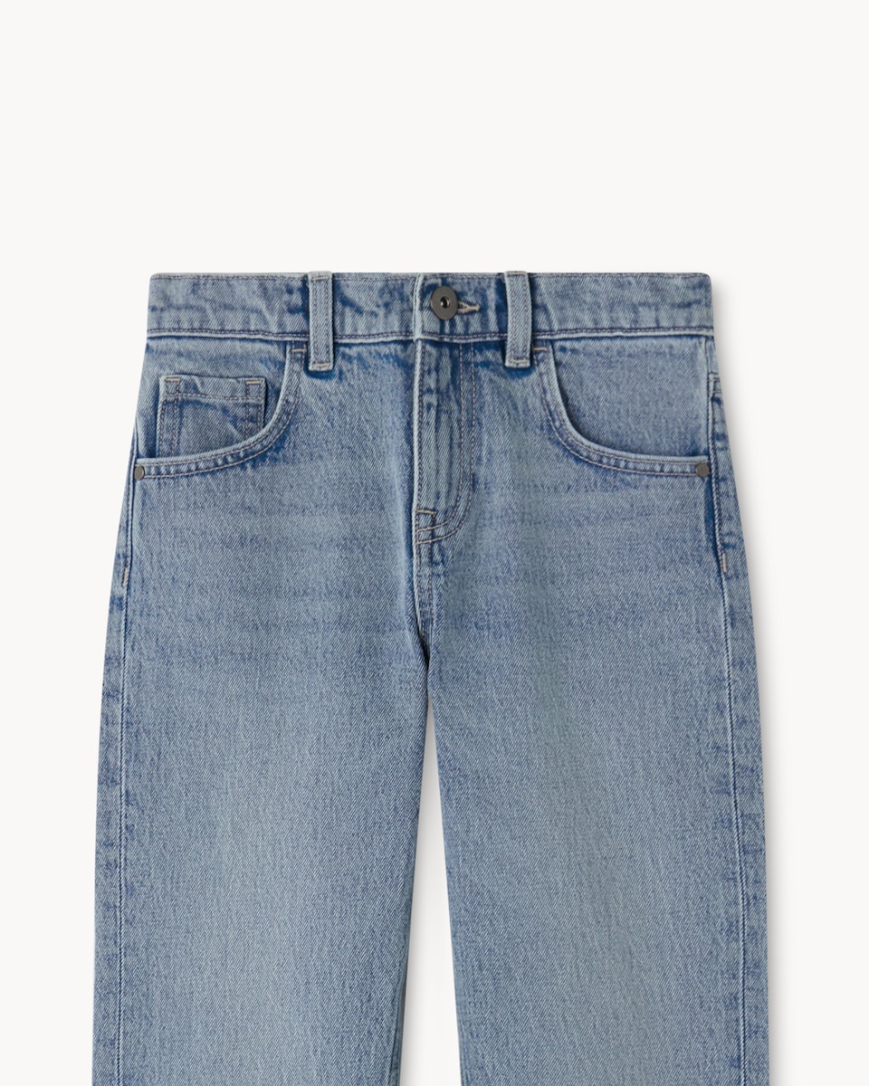 image 1 of F&F Boys Cotton Rich Jeans in Blue