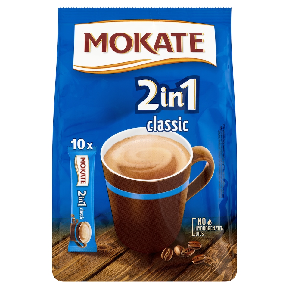 Mokate 2in1 Classic azonnal oldódó kávéspecialitás 10 x 14 g (140 g)  1. kép