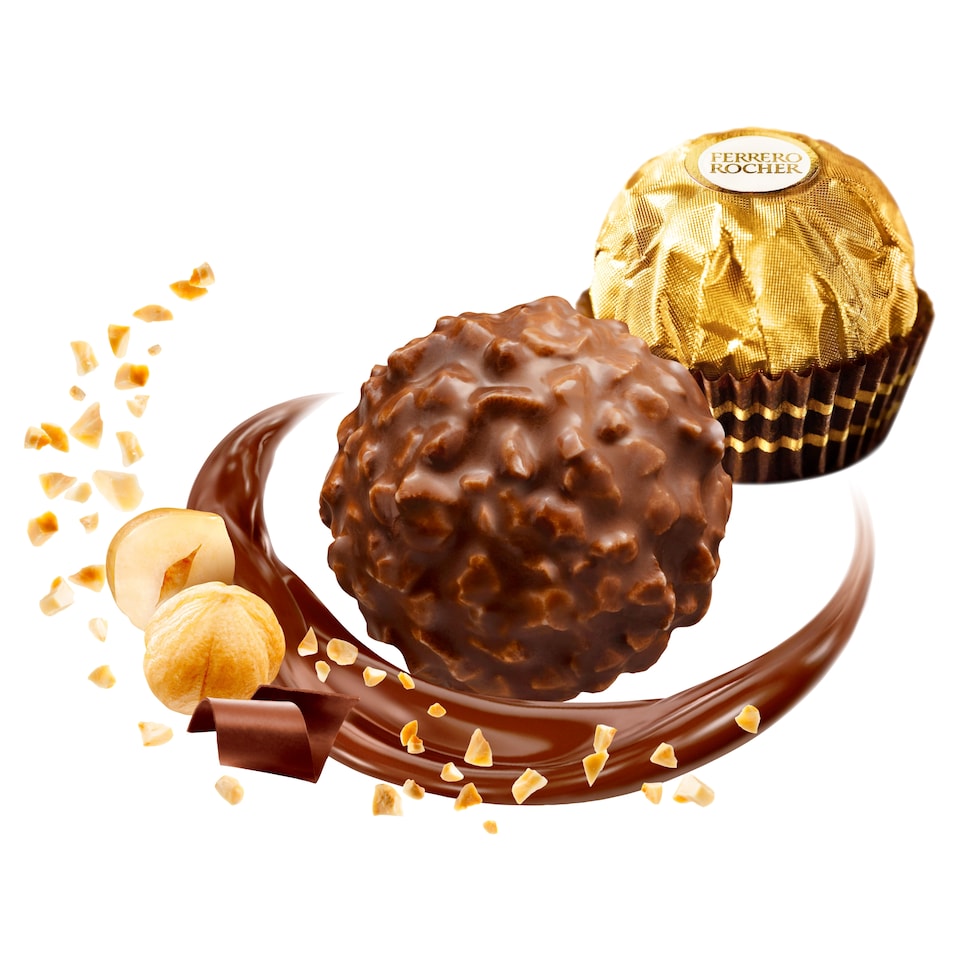 image 1 of Ferrero Rocher Chocolate Pralines Gift Box 16 Pieces 200g