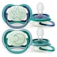 image 2 of Philips Avent Ultra Air Nighttime Soother 6-18 months 2 pack