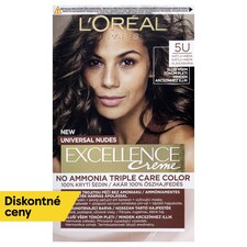 L'Oréal Paris Excellence Creme Universal Nudes permanentná farba na vlasy 5 U Svetlá hnedá