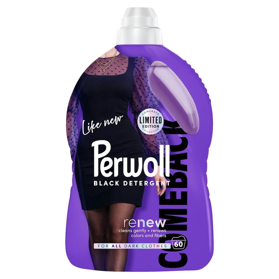 Perwoll Prací gel LE Black 60 praní, 3000 ml
