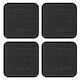 image 2 of F&F Home Black Wooden Coasters 4 Pack